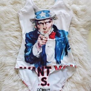 Black Milk Clothing Uncle Sam Swimsuit